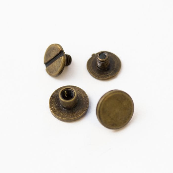 Kovový nit so závitom  3,5 x 10 mm farba bronz