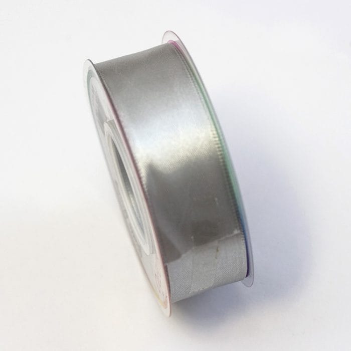 Saténová stuha 40 mm šedá