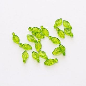 koralky-list-5x10mm-zelena